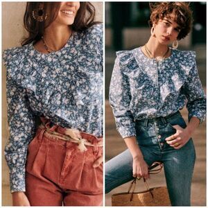 Sezane Angele Shirt Size 2